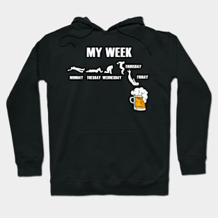 Funny Beer Gift Weekend Hoodie